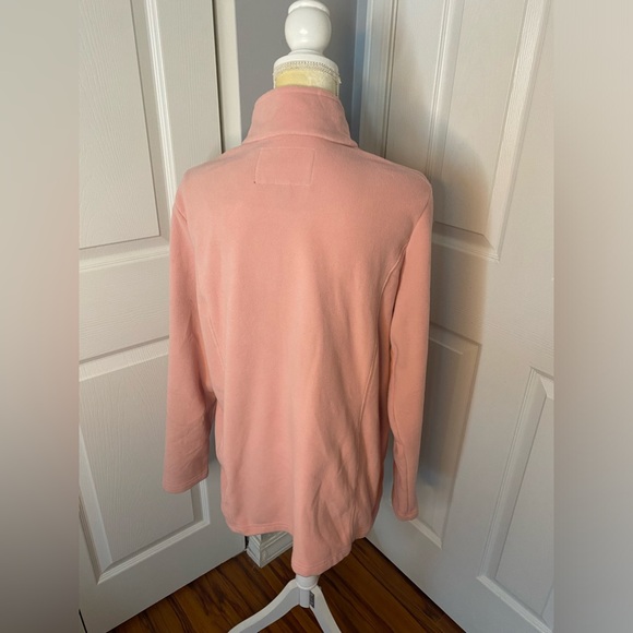 NWOT Lands’ End Pink Fleece Jacket - Picture 2 of 8